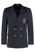 Load image into Gallery viewer, Double-breasted virgin wool jacket
