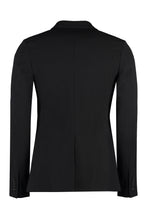 Load image into Gallery viewer, Cotton blend single-breast jacket
