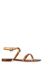 Load image into Gallery viewer, Leather flat sandals
