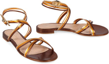 Load image into Gallery viewer, Leather flat sandals

