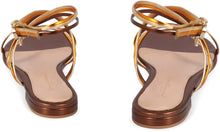 Load image into Gallery viewer, Leather flat sandals
