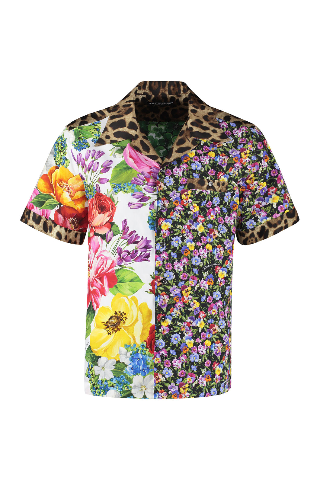 Printed short sleeved shirt