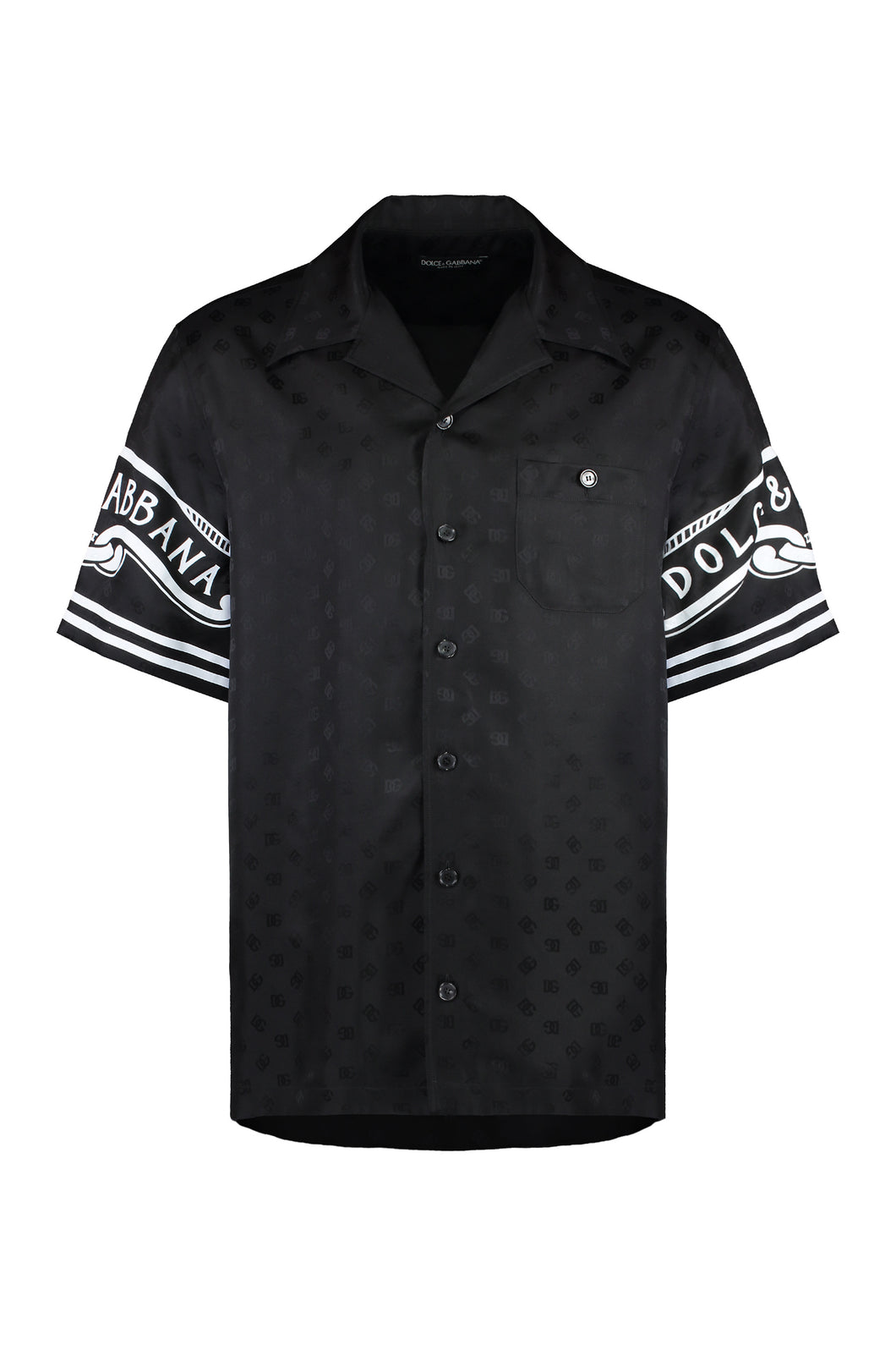 Printed silk shirt