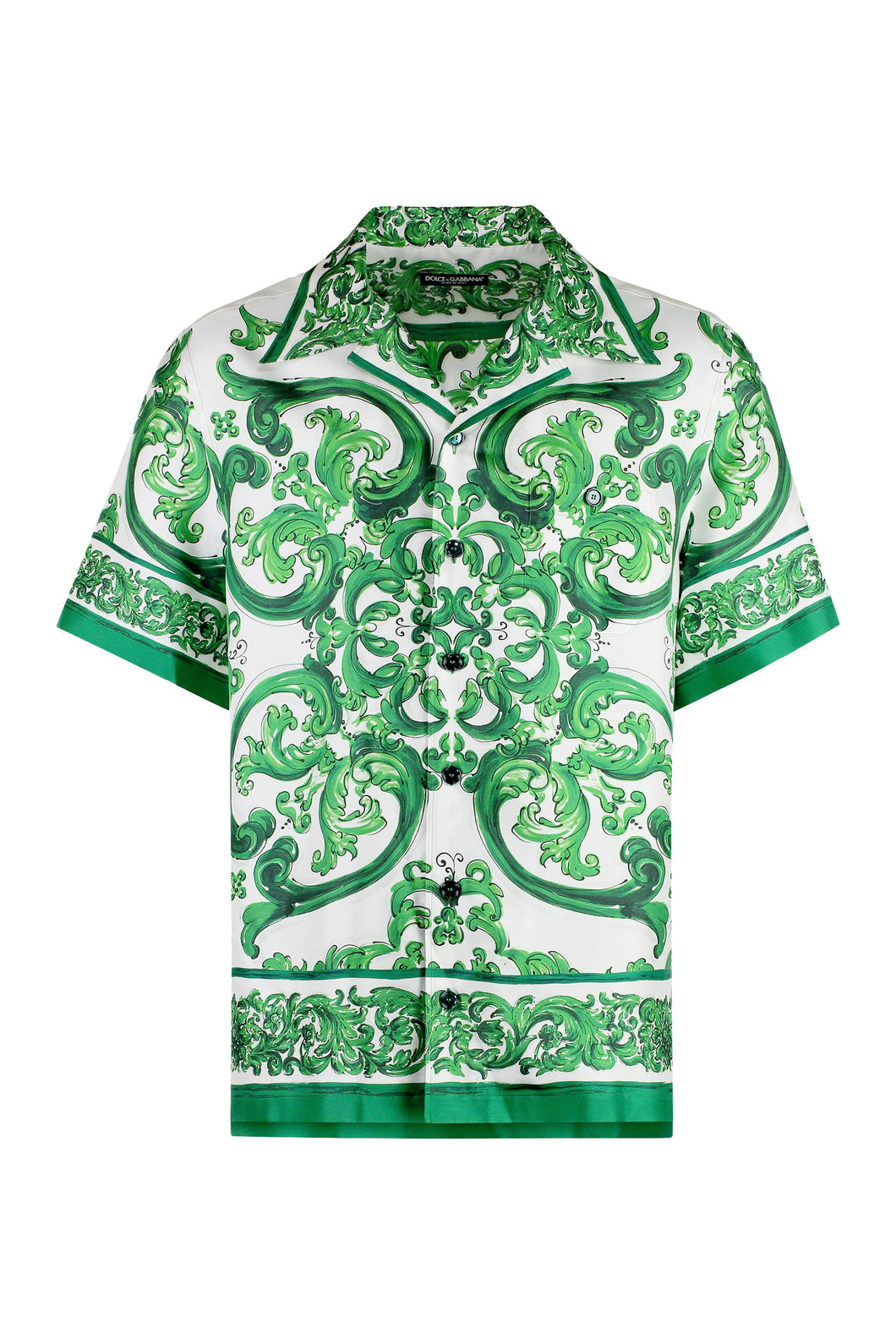 Printed silk shirt