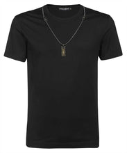 Load image into Gallery viewer, Necklace detail cotton t-shirt
