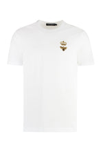 Load image into Gallery viewer, Cotton crew-neck T-shirt
