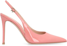 Load image into Gallery viewer, Patent leather slingback pumps
