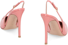 Load image into Gallery viewer, Patent leather slingback pumps
