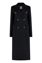 Load image into Gallery viewer, Gallura double-breasted virgin wool coat
