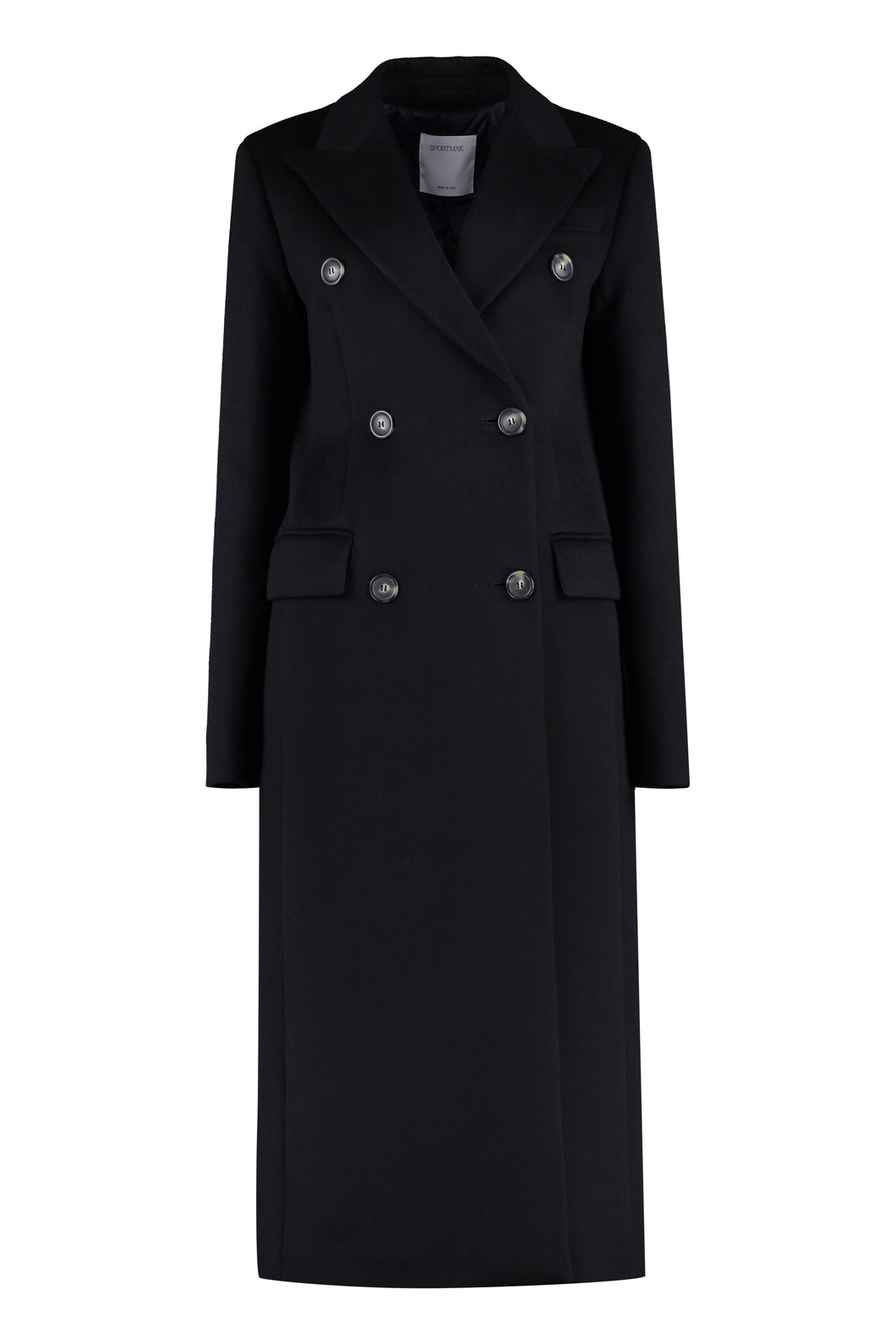 Gallura double-breasted virgin wool coat