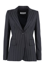 Load image into Gallery viewer, Galosce wool pinstripe blazer
