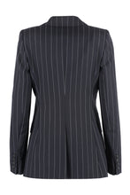Load image into Gallery viewer, Galosce wool pinstripe blazer
