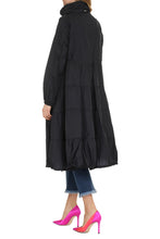 Load image into Gallery viewer, Techno fabric trench coat
