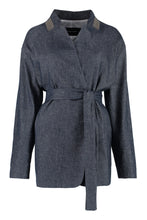 Load image into Gallery viewer, Belted waist blazer
