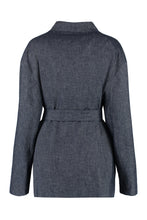 Load image into Gallery viewer, Belted waist blazer
