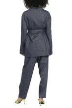 Load image into Gallery viewer, Belted waist blazer
