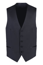 Load image into Gallery viewer, Virgin wool single-breast waistcoat

