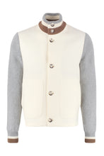 Load image into Gallery viewer, Contrasting details wool jacket
