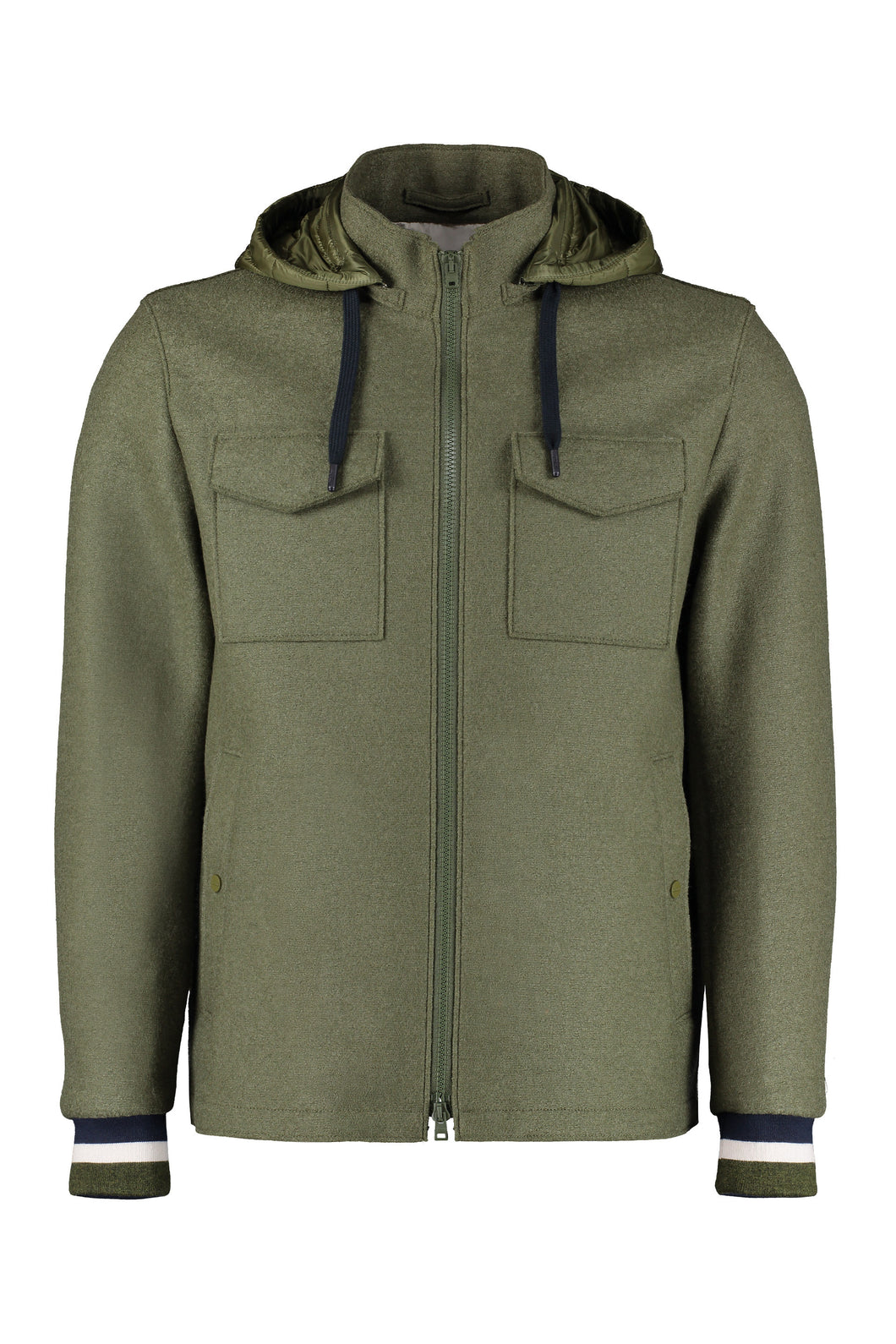Wool zipped jacket