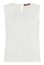 Load image into Gallery viewer, Giostra floral macramé top
