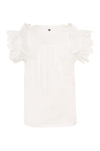 Load image into Gallery viewer, Giulio blouse cotton poplin with embroidered hem
