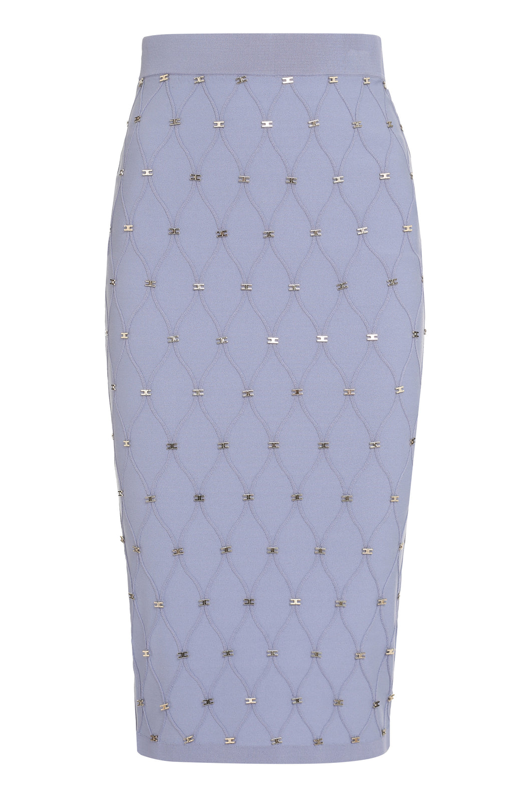 Knit pencil skirt