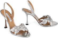 Load image into Gallery viewer, Galactic Flower heeled sandals
