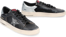 Load image into Gallery viewer, Stardan Leather and fabric low-top sneakers
