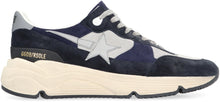 Load image into Gallery viewer, Running Sole leather and fabric low-top sneakers
