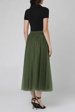 Load image into Gallery viewer, Midi tulle skirt

