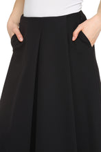 Load image into Gallery viewer, Jersey detail a-line skirt
