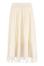 Load image into Gallery viewer, Cotton midi skirt
