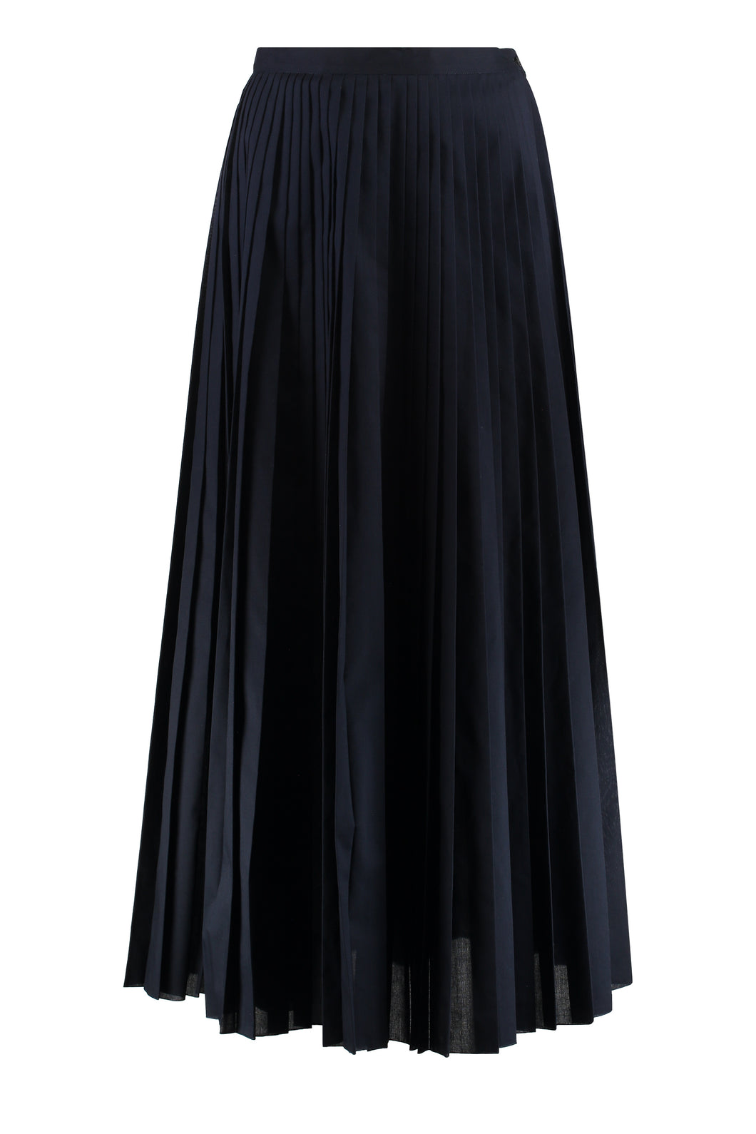 Pleated midi skirt