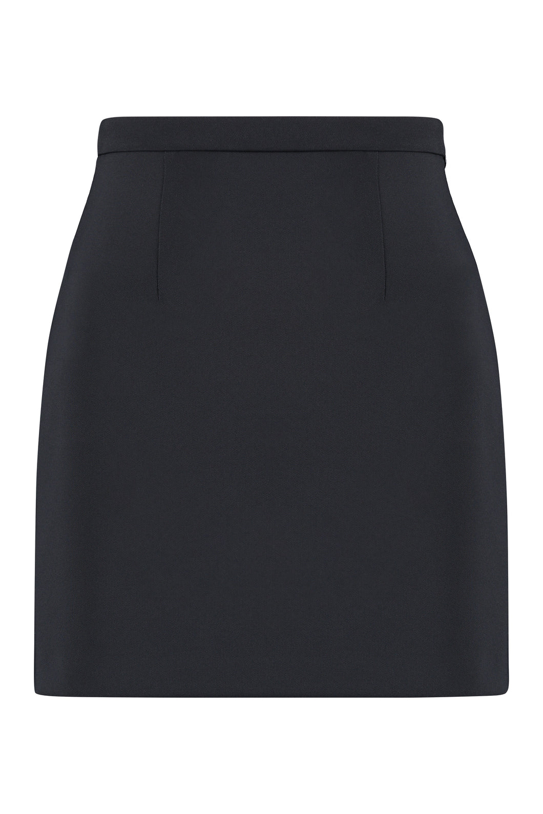 Crepe mini skirt