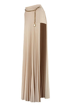Load image into Gallery viewer, Pleated lurex jersey skirt
