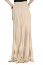 Load image into Gallery viewer, Pleated lurex jersey skirt
