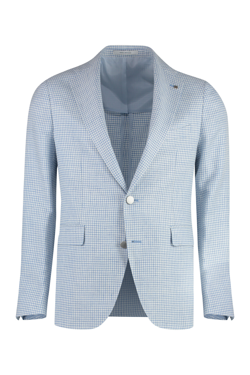 Houndstooth single breast blazer