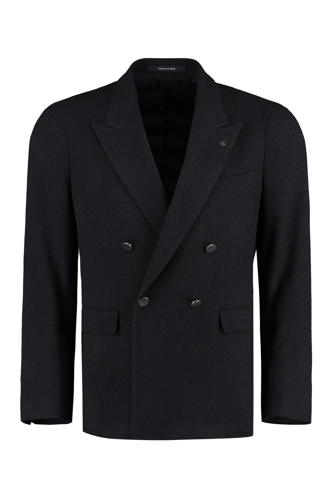 Double-breasted wool jacket
