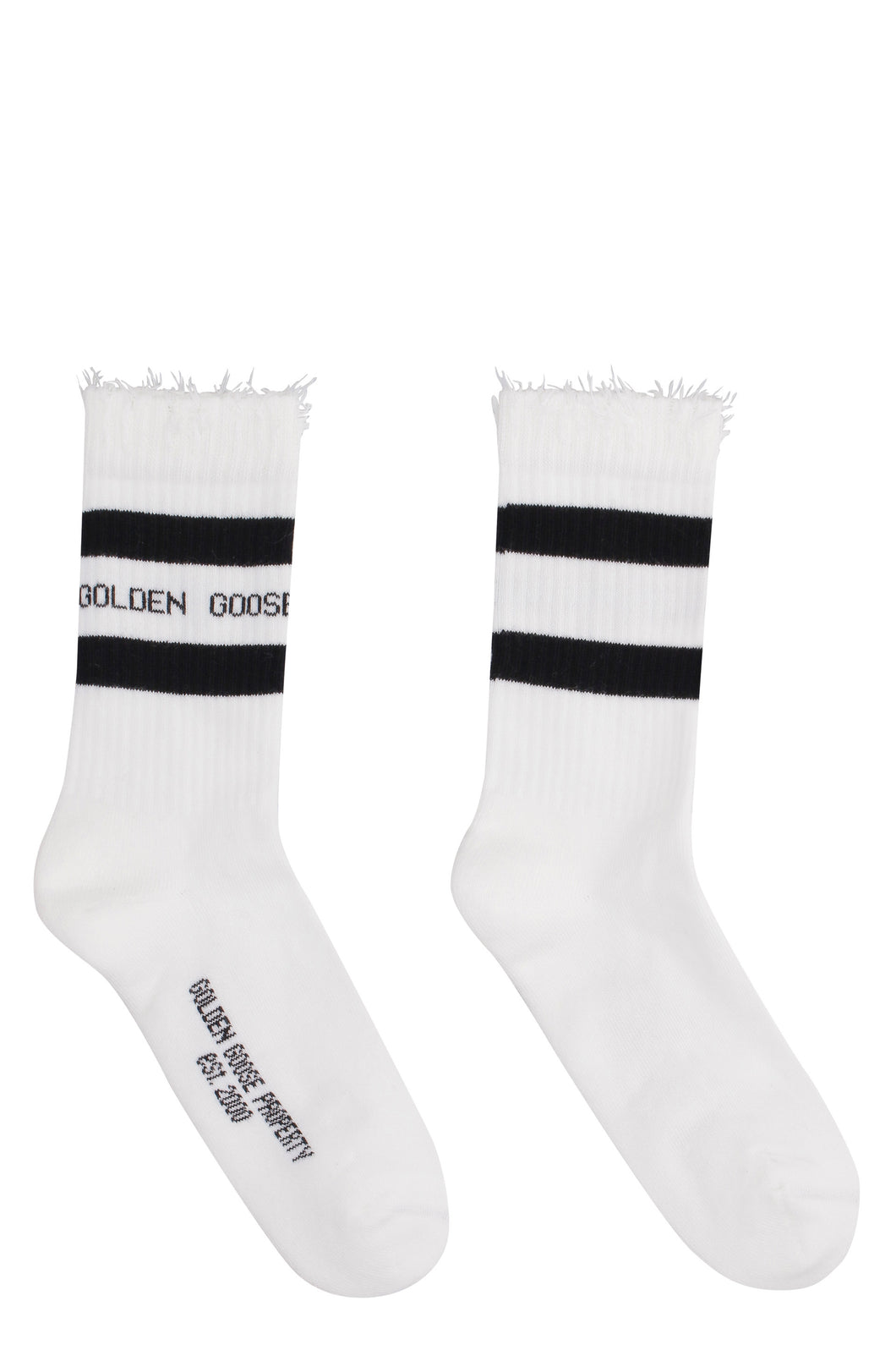Cotton socks with logo
