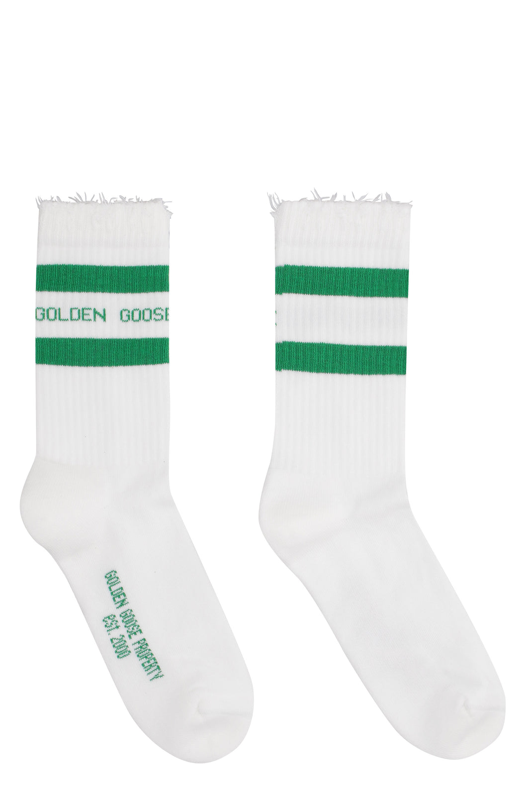 Cotton socks with logo