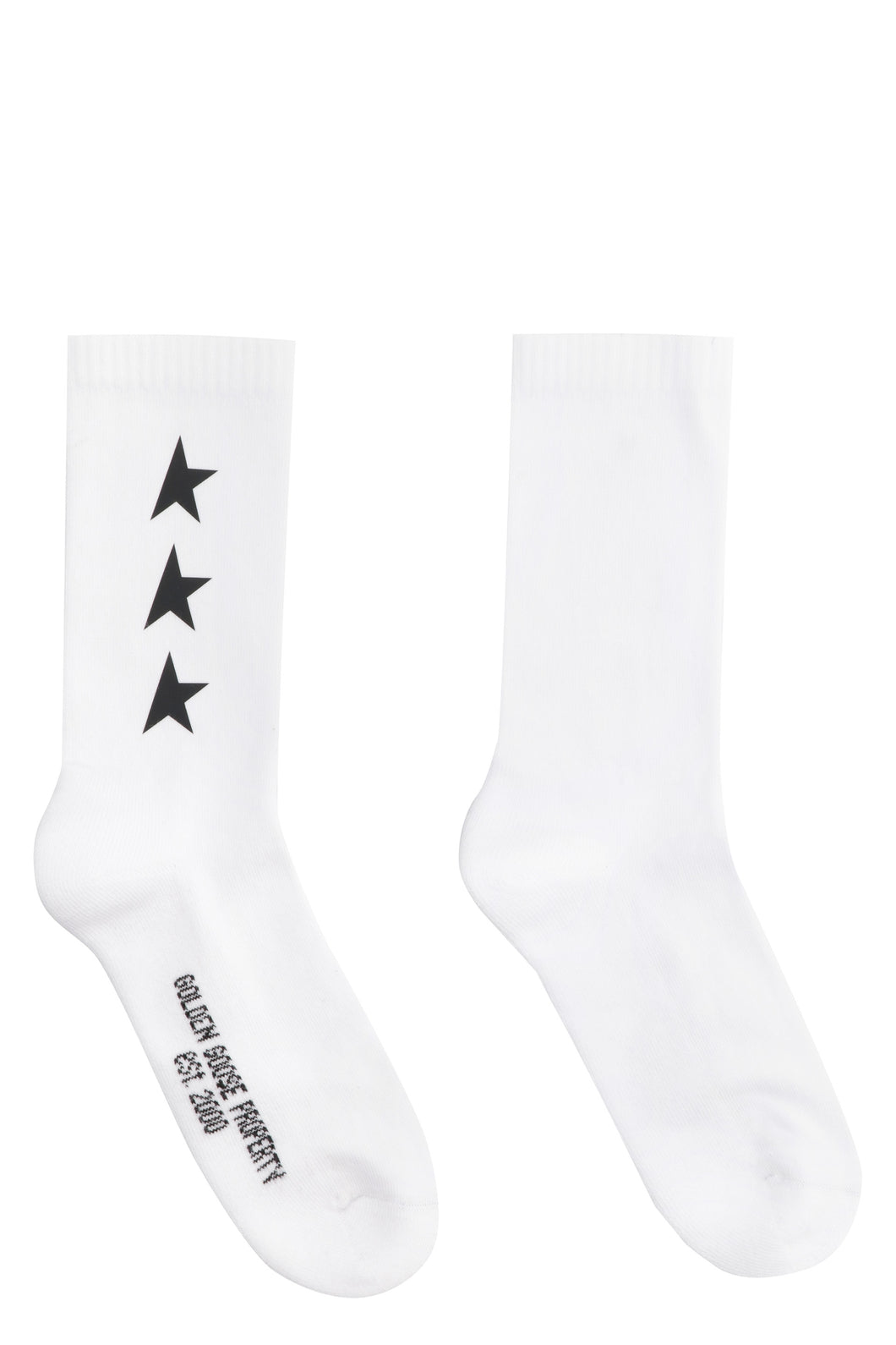 Logo cotton blend socks