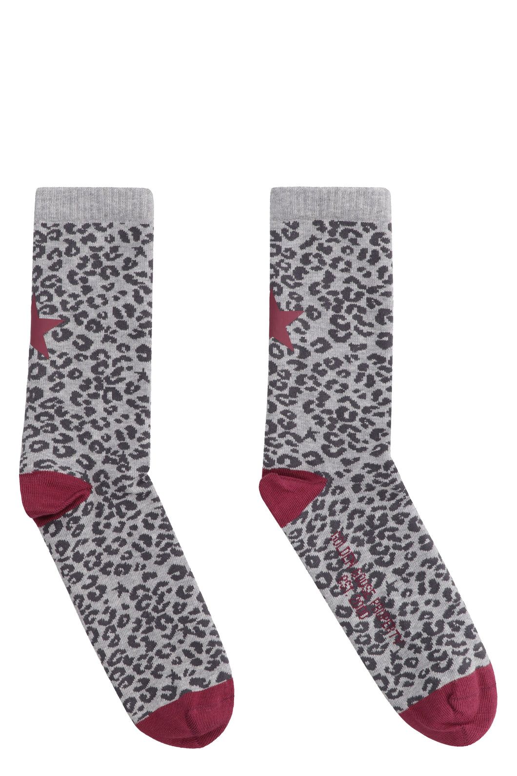 Logo cotton blend socks
