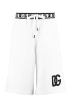 Load image into Gallery viewer, Cotton embroidered bermuda shorts
