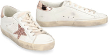 Load image into Gallery viewer, Super-Star leather low-top sneakers
