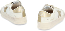 Load image into Gallery viewer, Stardan leather and fabric low-top sneakers
