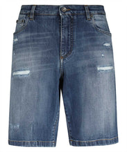 Load image into Gallery viewer, Denim bermuda shorts
