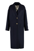 Load image into Gallery viewer, Bertina single-breasted wool coat
