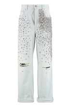 Load image into Gallery viewer, Kim rhinestone appliqué jeans
