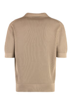 Load image into Gallery viewer, Ribbed knit polo shirt
