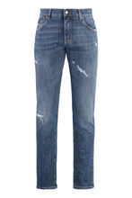 Load image into Gallery viewer, Destroyed slim fit jeans
